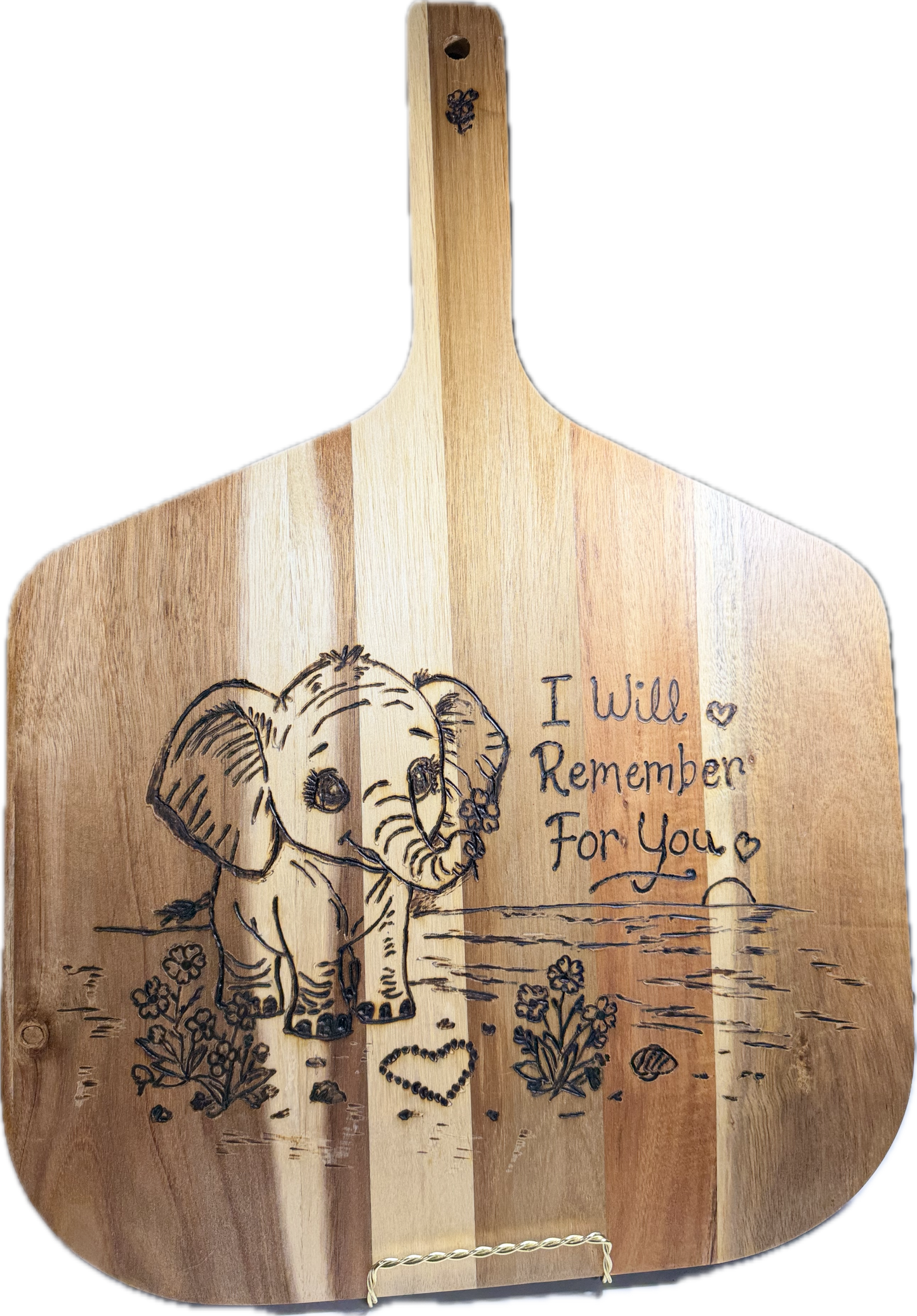 Forget Me Not Pizza Paddle